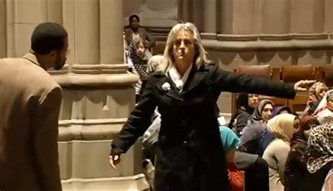 christian protester says god made her invisible so she could disrupt a dc interfaith service