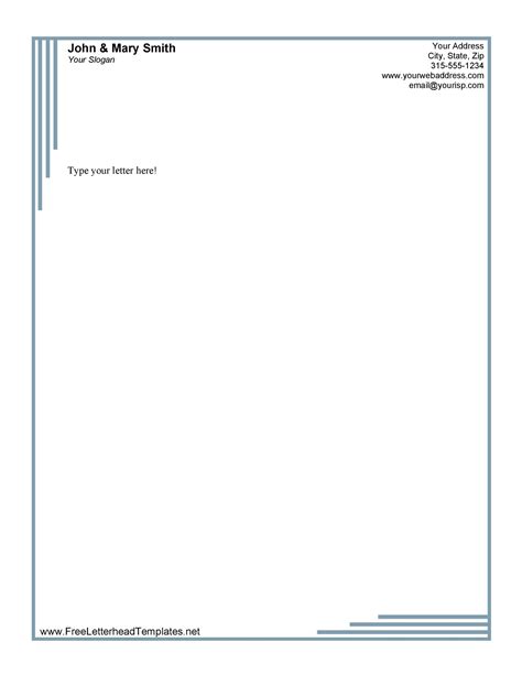 45+ Free Letterhead Templates & Examples (Company, Business, Personal)