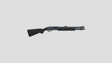 Remington 11 87 Riot Shotgun Download Free 3d Model By Calico16