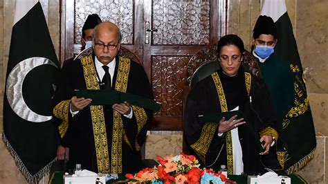 Pakistan Swears In First Female Supreme Court Judge