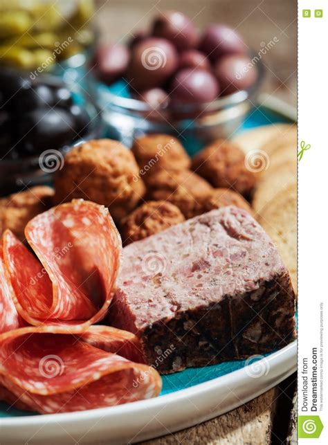 Cold Cuts Stock Image Image Of Paste Assortment Meal 79663765