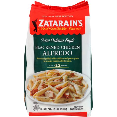 Zatarains Frozen Blackened Chicken Alfredo 24 Oz