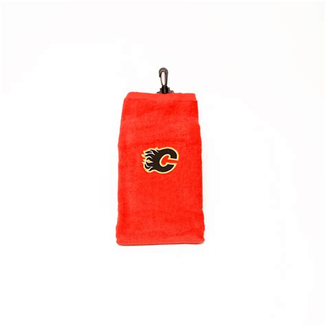 Deluxe Velour Towel Calgary Flames Caddypro Golf Products