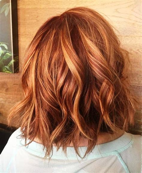 A beautiful auburn hair color that helps in showcasing her beautiful curls! 48 Copper Hair Color For Auburn Ombre Brown Amber Balayage ...