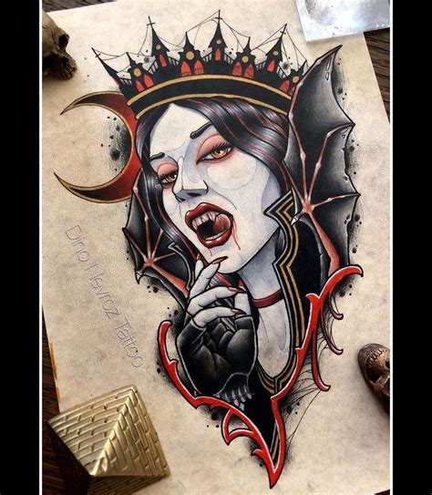 Tatuagem De Vampiro Maquiagem Impressionante