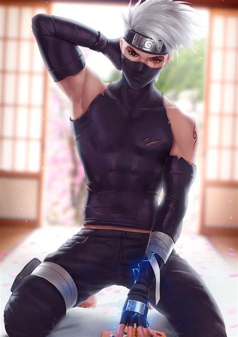 Kakashi 😋💙 Naruto Kakashi Anime Caras Bonitos Anime