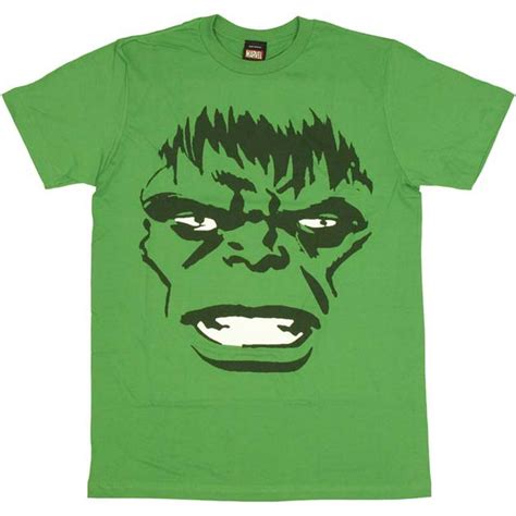 Hulk Incredible Hulk Face T Shirt Sheer