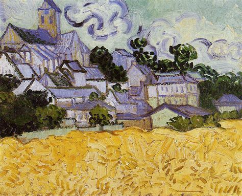 Vincent Van Gogh View On Auvers With Church