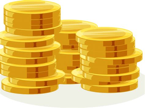 Coins Clipart Stack Coin Vector Gold Coins Png Transparent Cartoon