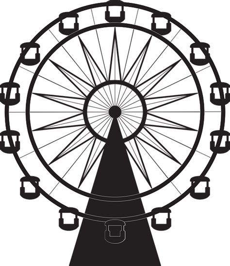 Download Ferris Wheel Amusement Park Thrill Ride Royalty Free Vector
