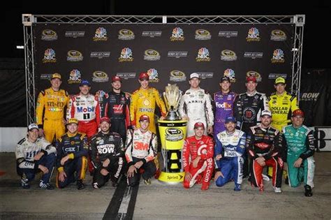 Nascar Sprint Cup Chase For The Championship Field Set The Drive
