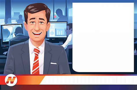Royalty Free News Anchor Clip Art Vector Images And Illustrations Istock