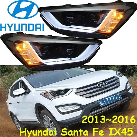 Santa Fe Ix Headlight Year Car Accessories Bumper