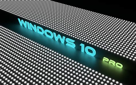 Windows 10 Pro 4k Logo Neon Wallpaper Windows 10 Windows 10