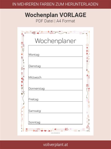 Hörbücher kostenlos downloaden auf freiszene.de. Wochenplaner Vorlage - Unsere kostenlose PDF Vorlage zum ...