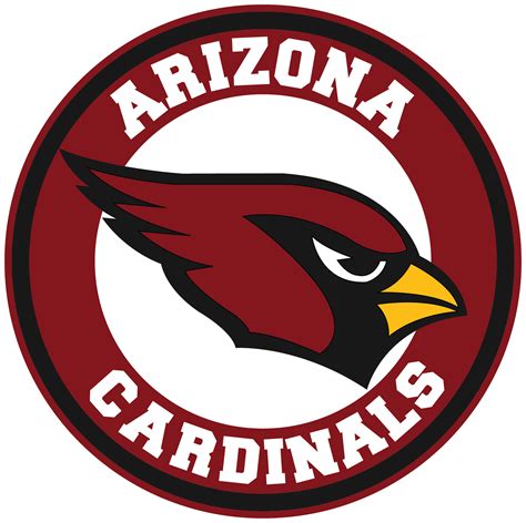Arizona Cardinals Circle Logo Vinyl Decal Sticker 5 Sizes Sportz