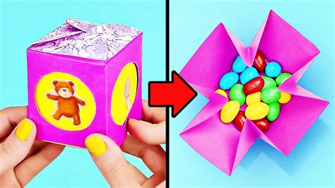 Make some amazing paper decor crafts yourself, like these 27 cute ideas! 16 CUTE DIY PAPER BOXES FOR KIDS - YouTube