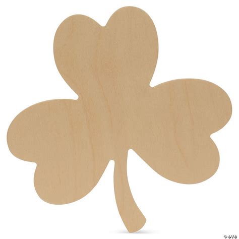 Woodpeckers Crafts Diy Unfinished Wood 12 Clover Cutout Pack Of 6