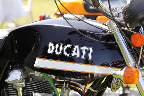 Oldmotodude 1972 Ducati 750 Gt On Display At The 2019 Quail Motorcycle