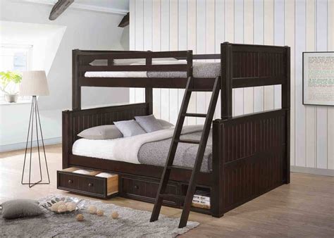 Full Over Queen Bunk Bed With Trundle Drawers Dillon