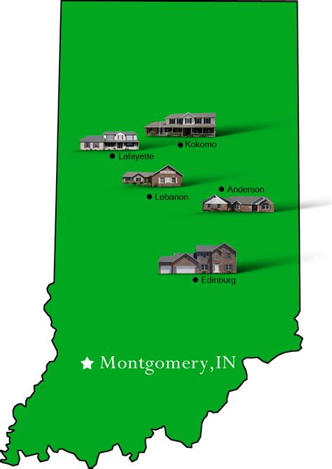 Montgomerymap Hallmark Homes Indianas Leading On Your Lot