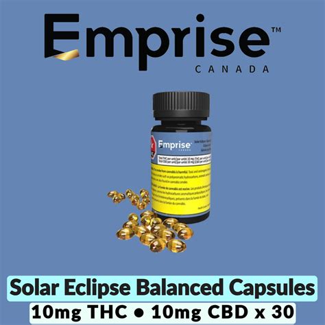 Emprise Solar Eclipse Balanced Softgels Jupiter Cannabis Winnipeg