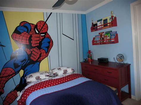 What i like most about it, is that it is suitable for boys, but works well for older boys. Spiderman Wall Kids Bedroom Paint Ideas | Boys bedroom ...