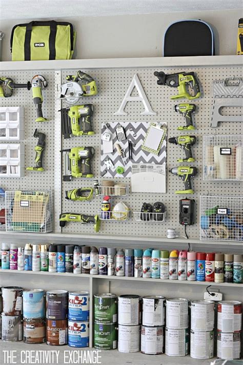 It not only organizes the tools you have but also saves space this pegboard pack allows you to declutter your garage into a more organized storage area for tools. Pegboard Organization - Clean and Scentsible