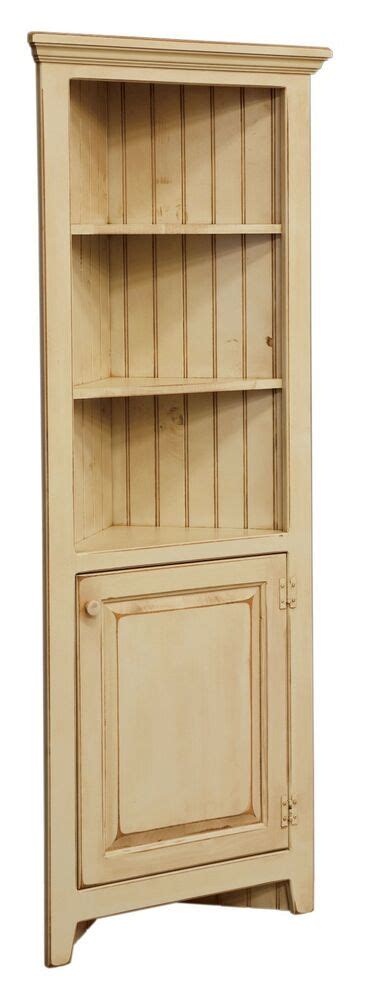 Even if this idea doesn't work exactly for your. Amish Rustic Primitive Corner Cabinet Farmhouse Cottage ...