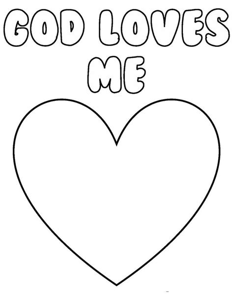 God Loves Me Coloring Pages Free Printable Coloring Pages For Kids