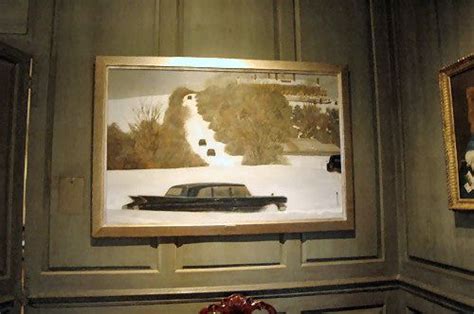 New Years Calling By Jamie Wyeth In The Marlboro Room At Winterthur