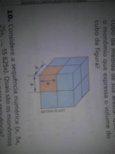 9 O Volume De Um Cubo é Dado Pelo Cubo Da Medida De Sua Aresta Qual é