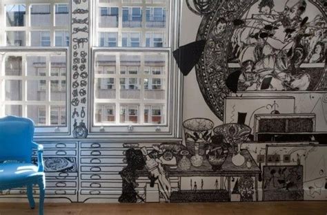 Detailed Marker Drawn Mural By Charlotte Mann Arte Sharpie Art Et