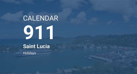 Year 911 Calendar Saint Lucia