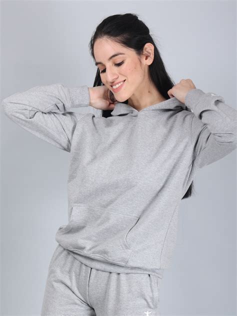 Grey Hoodie For Women Tog And Trim