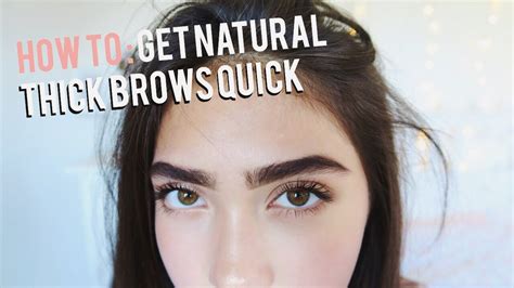 How To Grow Eyebrows Fast Thick And Natural Youtube