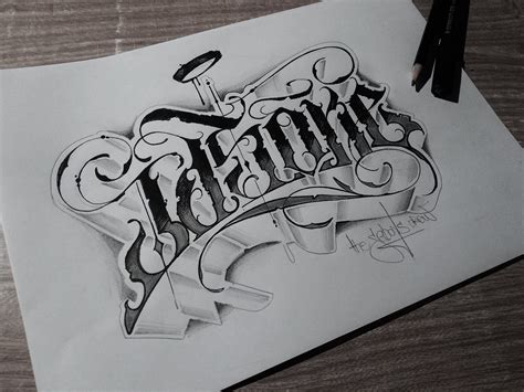 Chicano Lettering Lettering Alphabet Tattoo Lettering Fonts