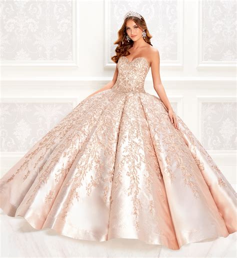 Rose Gold Quinceanera Dress By Princesa By Ariana Vara — Danielly S Boutique