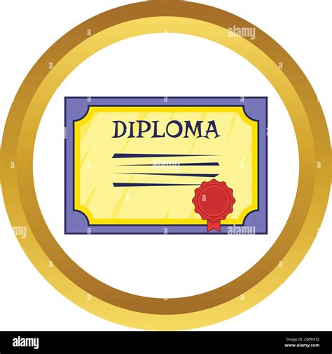 Diploma Vector Icon Stock Vector Image And Art Alamy