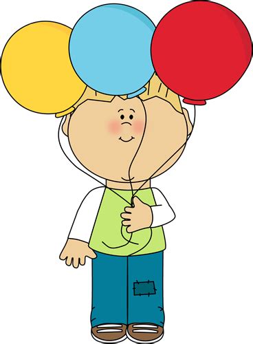 Little Boy And Balloons Clip Art Little Boy And Balloons Image