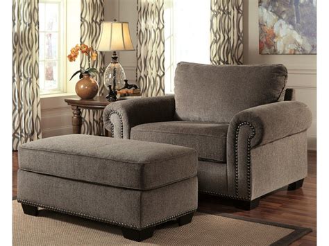 Our amanda chair and a half is the roomy seat that blends with most any decor. Emelen Transitional Chair and a Half & Ottoman by Benchcraft | Living room chairs, Furniture ...