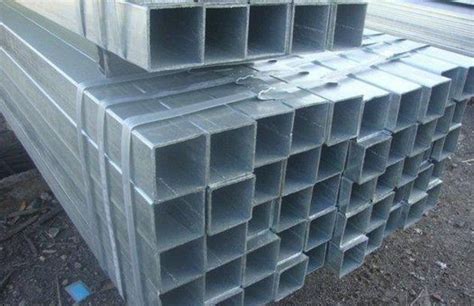 Easy Installation Galvanized Steel Square Tubing 25mm 180mm Optional