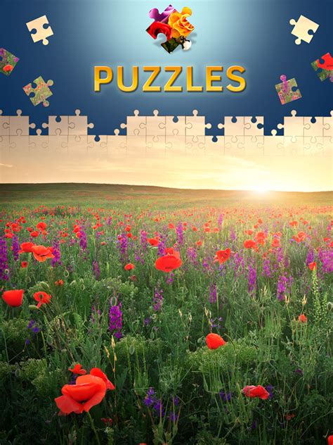 1000 pieces paper jigsaw puzzles kit flowers assembling picture craft adults kids stress relief toy home decor 75x50cm. Flowers Jigsaw Puzzles Free - Android Apps on Google Play