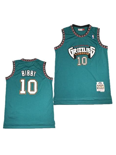 Memphis Grizzlies Bibby 10 Basketball Jersey Nba Retro Commemorative