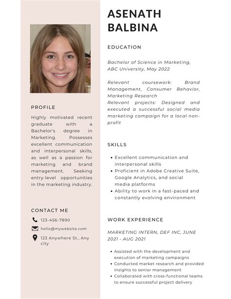 2024 Resume Template Examples Lenka Imogene