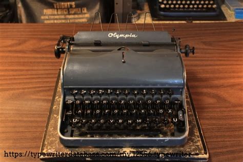 1942 Olympia Robust On The Typewriter Database