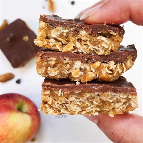Mini barre vegan au beurre de cacahuète et chocolat sans cuisson