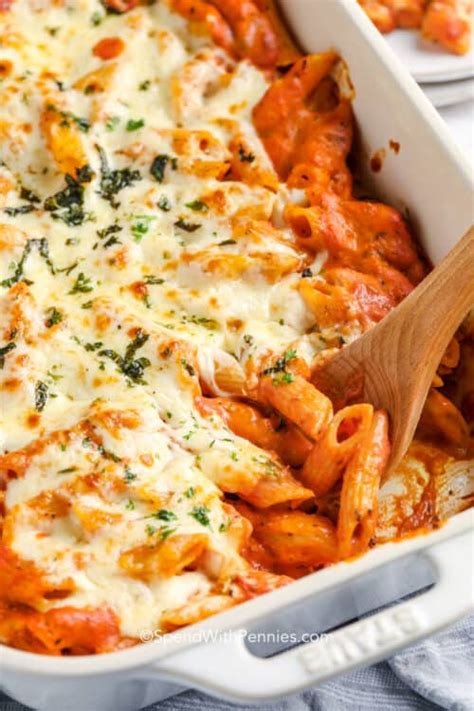 Creamy Tomato Pasta Bake Quick And Easy Spend With Pennies