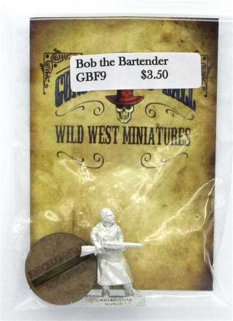 Knuckleduster Gbf9 Bob The Bartender Gunfighters Ball Old West