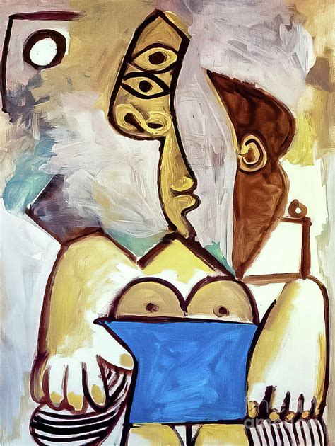 Seated Woman By Pablo Picasso 1971 Painting By Pablo Picasso Fine Art
